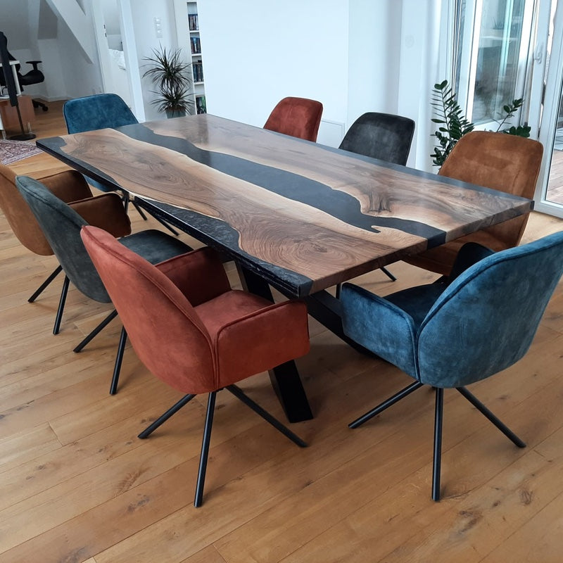Epoxidharztisch Nuss River Table -handgefertigt in Graz I Holz & Harz 6