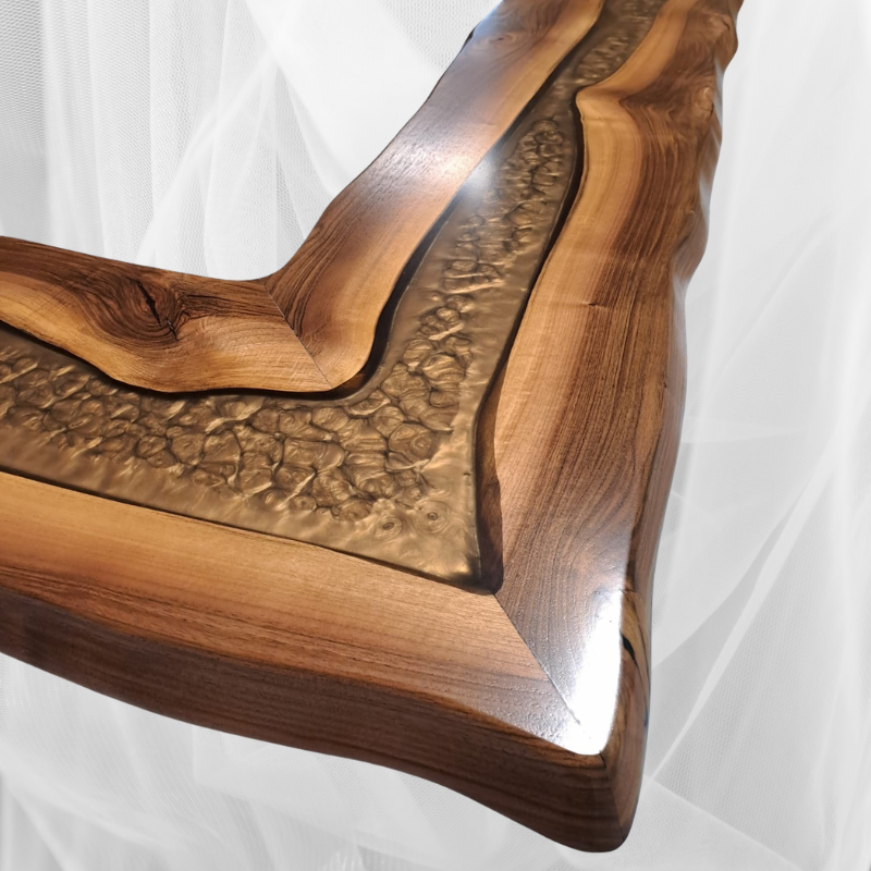 Epoxidharz Barplatte mit LED - handgefertigt in Graz I Holz &  Harz 2