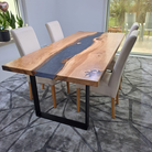 Epoxidharztisch Bergeiche Drautal River Table- handgefertigt in Graz I Holz & Harz 4