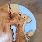 Epoxidharztisch Couchtisch  Maserpappel River Table - handgefertigt in Graz I Holz &  Harz 4