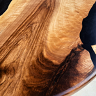 Epoxidharz Couchtisch Walnuss - handgefertigt in Graz I Holz & Harz 
