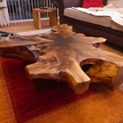 Epoxidharztisch Couchtisch  Walnusswurzel River Table - handgefertigt in Graz I Holz &  Harz 3