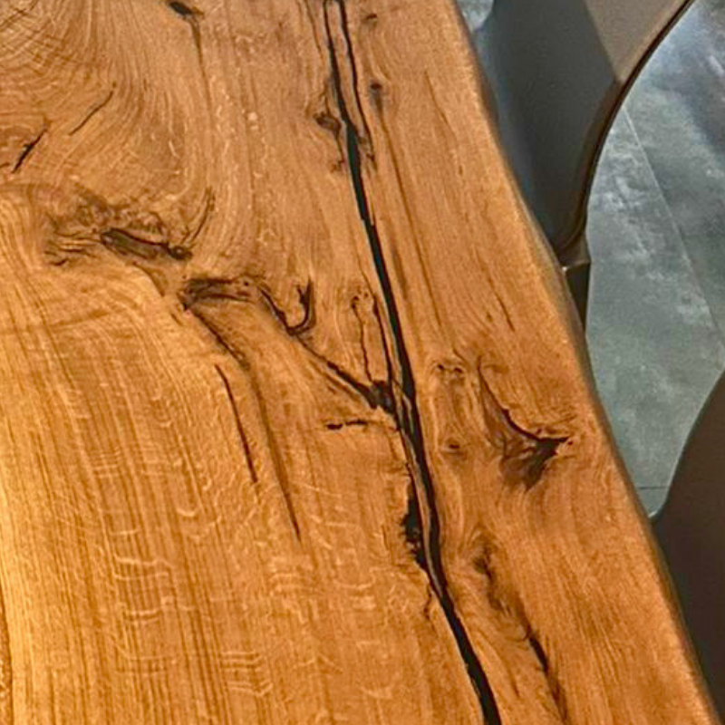 Epoxidharztisch Eiche River Table - handgefertigt in Graz I Holz & Harz 