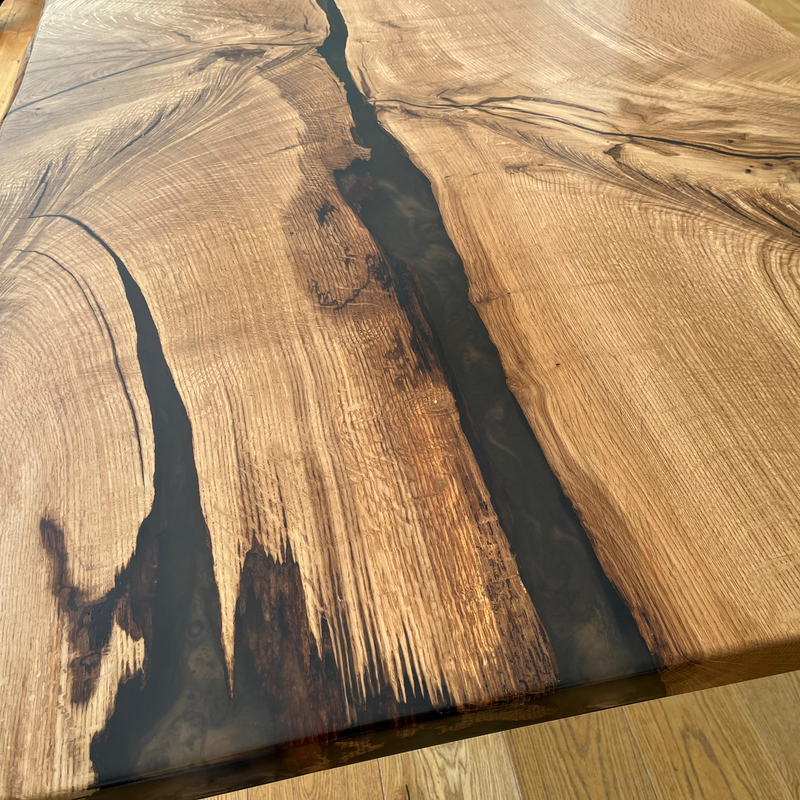 Epoxidharztisch Eiche  River Table - handgefertigt in Graz I Holz & Harz 2