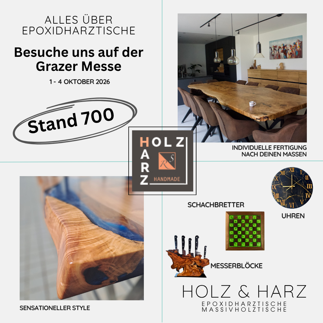 Herbstmesse Graz 2026 1-4 Oktober Besuche uns I Holz & Harz