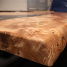 Epoxidharztisch Maserpappel River Table - handgefertigt in Graz I Holz & Harz 1