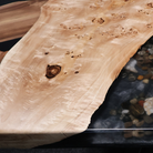 Epoxidharztisch Maserpappel River Table - handgefertigt in Graz I Holz & Harz 1