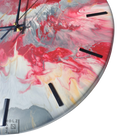 Designer Wanduhr Epoxidharz - Marmoroptik handgefertigt in Graz I Holz &  Harz