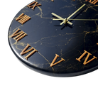 Designer Wanduhr Epoxidharz - Marmoroptik handgefertigt in Graz I Holz &  Harz