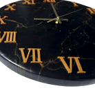 Designer Wanduhr Epoxidharz - Marmoroptik handgefertigt in Graz I Holz &  Harz