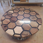 Epoxidharztisch Couchtisch  Waben River Table - handgefertigt in Graz I Holz &  Harz 4
