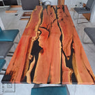 Epoxidharztisch Zwetschke River Table- handgefertigt in Graz I Holz & Harz 1